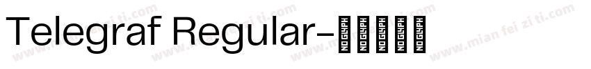 Telegraf Regular字体转换